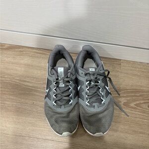 Nike Charcoal and White Running Shoes